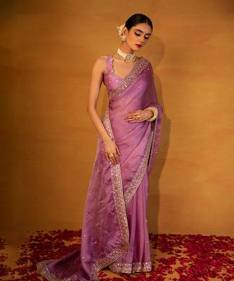 Lavinder organza saree 1