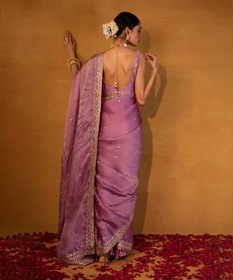 Lavinder organza saree 2