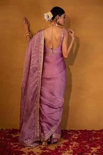 Lavinder organza saree