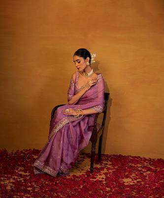 Lavinder organza saree 3