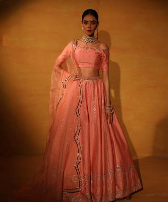 Blush Pink Embroiderd Lehenga Set. 2