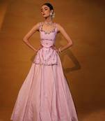 Pastel Lavender Embellished Lehenga Set