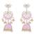 I jewels gold plated traditional meenakari floral kundan & pearls jhumka earrings for women