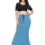 Sky blue lycra cotton blended shapewear petticoat for saree || skirts for women