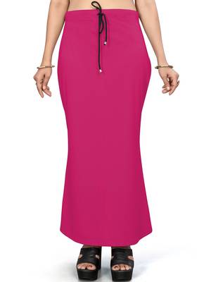Women's cherry lycra cotton blended shapewear petticoat for saree || skirts for women 2