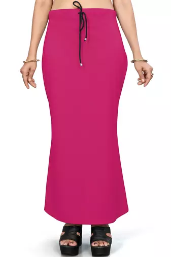 Women's cherry lycra cotton blended shapewear petticoat for saree || skirts for women
