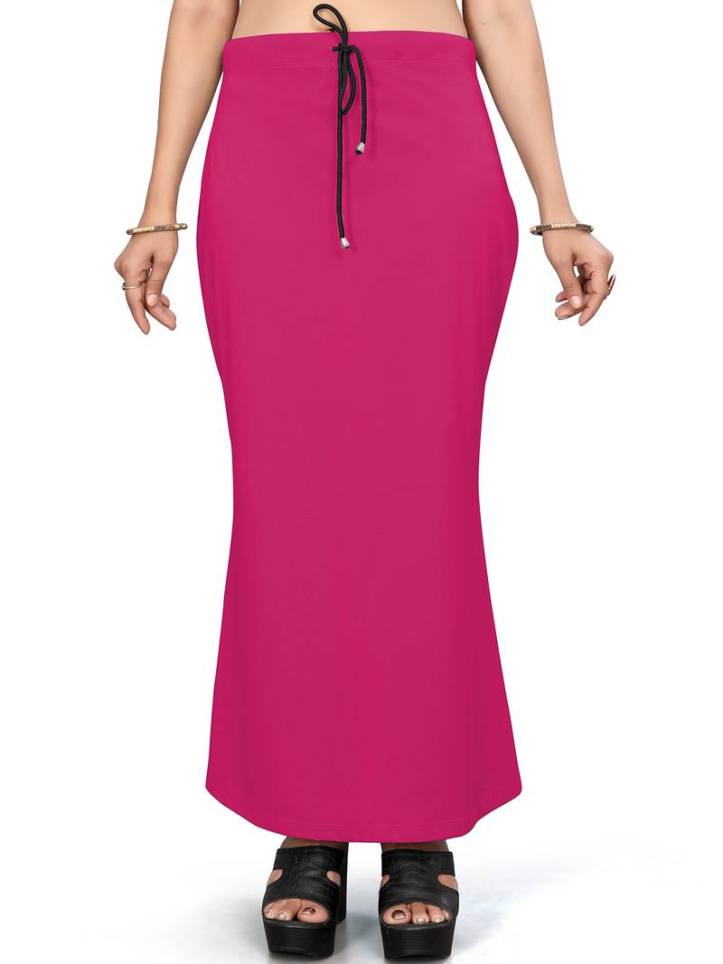 Women's cherry lycra cotton blended shapewear petticoat for saree || skirts for women