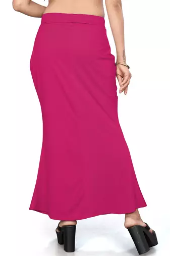 Women's cherry lycra cotton blended shapewear petticoat for saree || skirts for women
