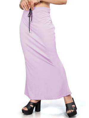 Women's lavender lycra cotton blended shapewear petticoat for saree || skirts for women 4