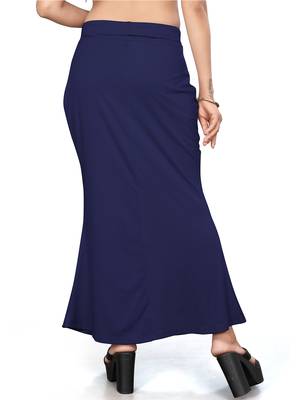 Navy blue lycra cotton blended shapewear petticoat for saree || skirts for women 5