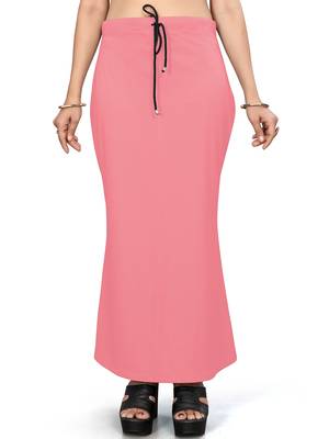 Women's onion pink lycra cotton blended shapewear petticoat for saree || skirts for women 2