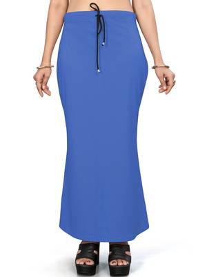 Royal blue lycra cotton blended shapewear petticoat for saree || skirts for women 2