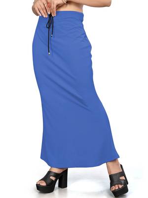 Royal blue lycra cotton blended shapewear petticoat for saree || skirts for women 4