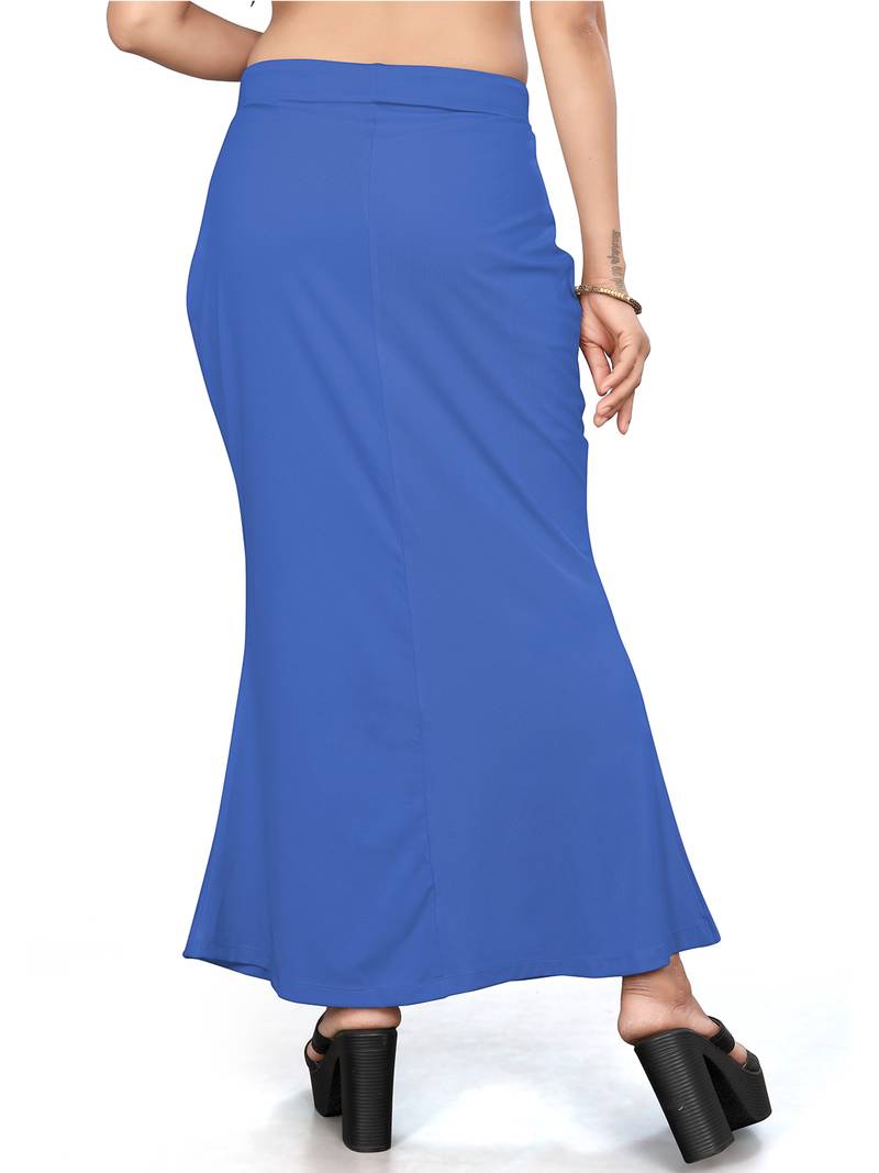 Royal blue lycra cotton blended shapewear petticoat for saree || skirts for women