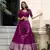 Purple Chanderi Zari Woven Lehenga