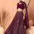 maroon sequins zari embroidered georgette lehenga set choli with dupatta with dupatta
