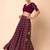 maroon sequins zari embroidered georgette lehenga set choli with dupatta with dupatta