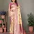 Pink Viscose Silk Saree Contrast Border & Zari Rich Pallu Saree With Blouse