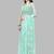 hand embroidered sea green goergette lucknowi chikankari saree with blouse 