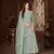 Beauteous Grey Net Semi Stitched Ethnic Women's Suits Semi stitched