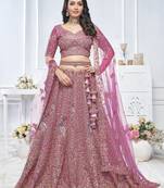 Graceful Onion bridal wear lehenga