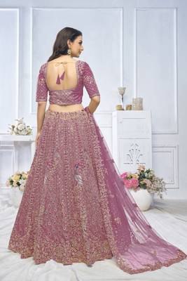 Graceful Onion bridal wear lehenga 5