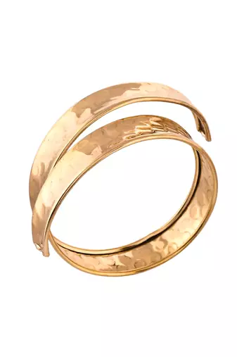 Gold-plated cuff bracelet