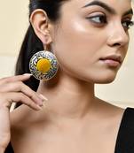 Chic sunflower earrings