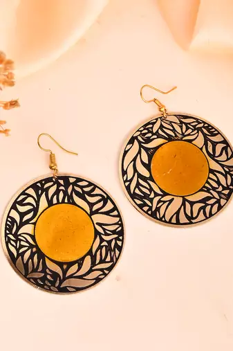 Chic sunflower earrings
