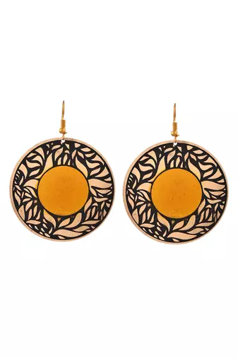 Chic sunflower earrings