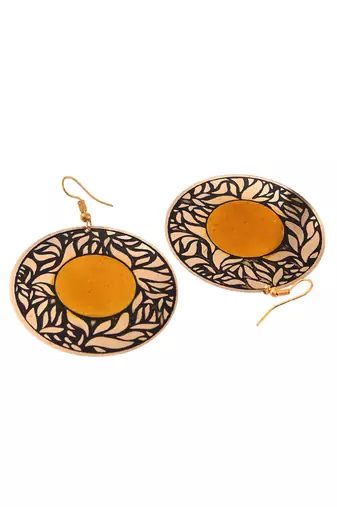 Chic sunflower earrings