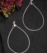  women's set of 2 silver-plated anklets
