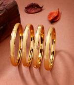  women's set of 4 gold-plated traditional bangles