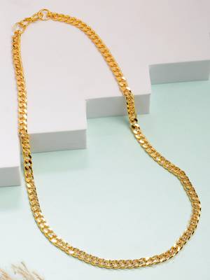 Nvr men's gold-plated minimal chain 1