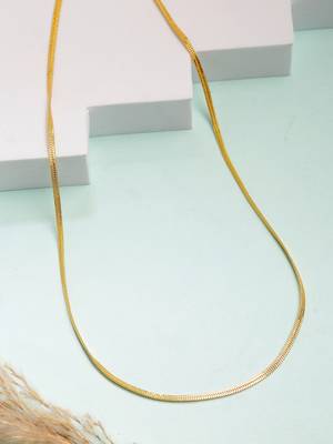 men's gold-plated minimal chain 1