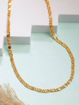  men's gold-plated minimal chain 1