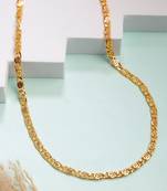  men's gold-plated minimal chain