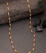 women's gold-plated artificial beads chain
