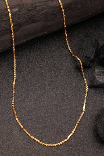  women's gold-plated minimal chain