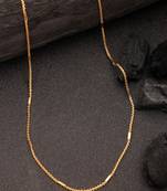  women's gold-plated minimal chain