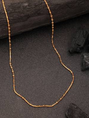  women's gold-plated minimal chain 1