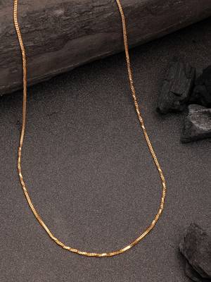  women's gold-plated minimal chain 1