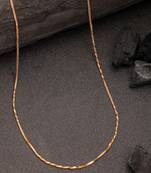  women's gold-plated minimal chain