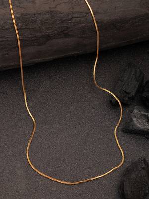  women's gold-plated minimal chain 1
