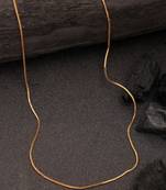 women's gold-plated minimal chain