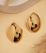  women's gold-plated contemporary drop earrings