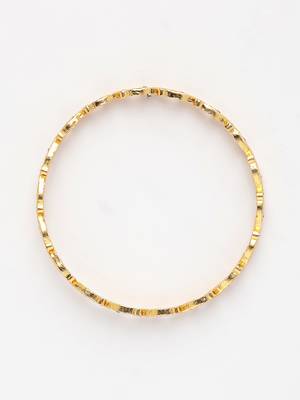  women's set of 2 gold-plated cubic zirconia stone studded bangles 4