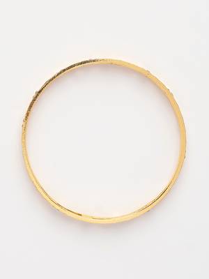  women's set of 2 gold-plated cubic zirconia stone studded bangles 3