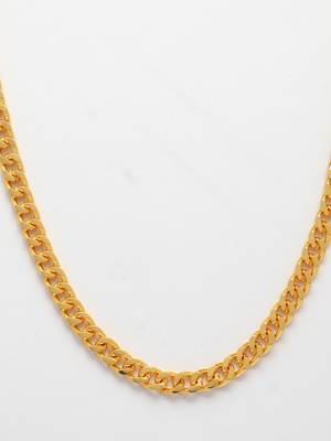 Nvr men's gold-plated minimal chain 2