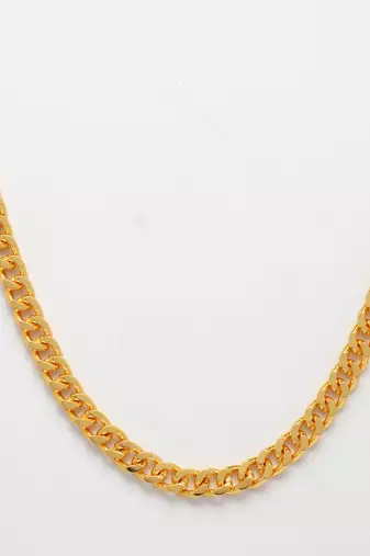 Nvr men's gold-plated minimal chain